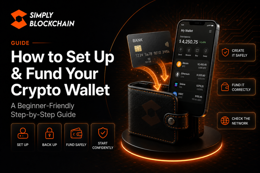 How to set up and fund a crypto wallet safely for the first time