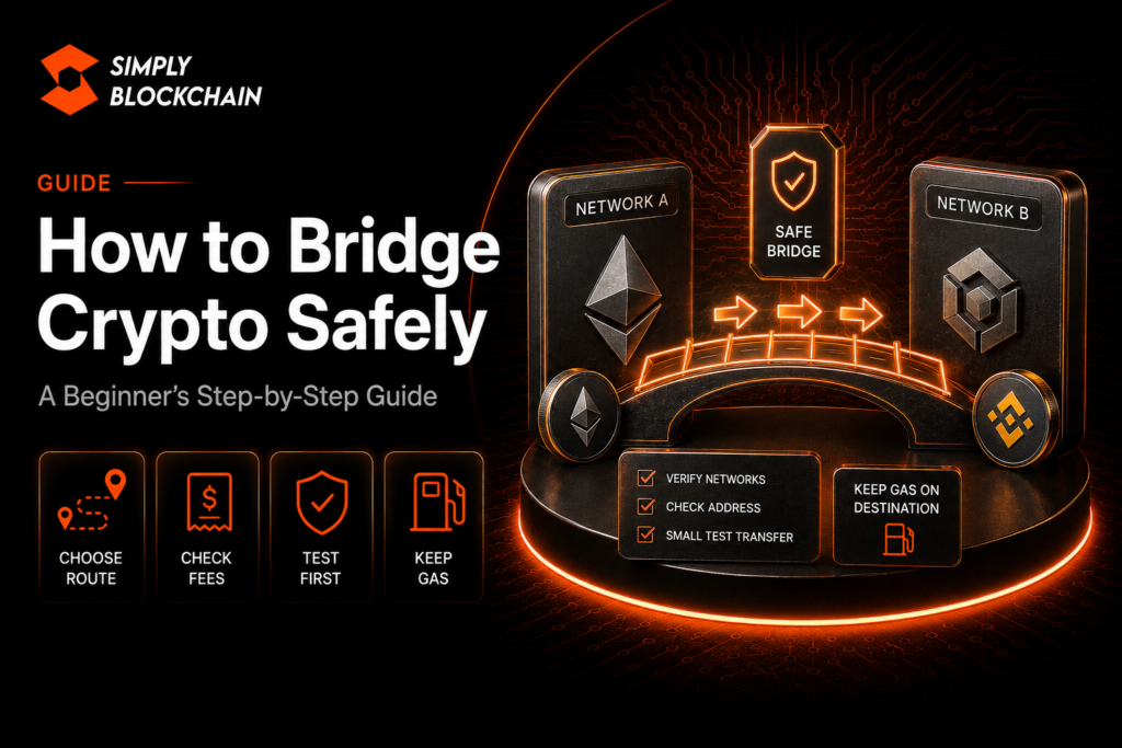 How to bridge crypto safely between two blockchain networks step by step