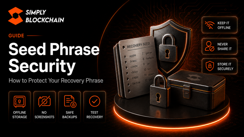 How to protect a crypto wallet seed phrase and recovery phrase